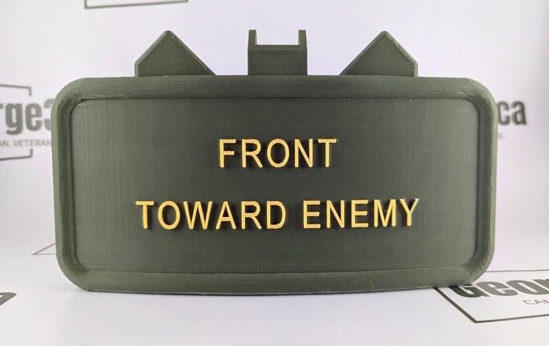 1.25-inch Claymore hitch receiver cover