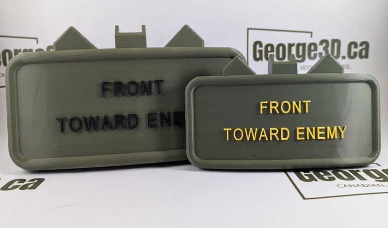 Claymore hitch receiver cover